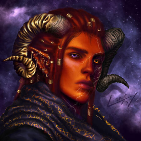 My OC - Tiefling Mordekai